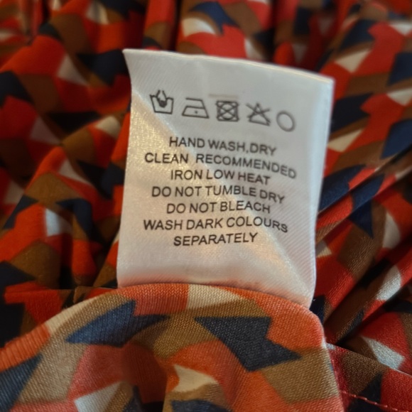 Jolie Moi Multicolor Mini Dress Size 10 Colorful Patterned Summer - Picture 6 of 6